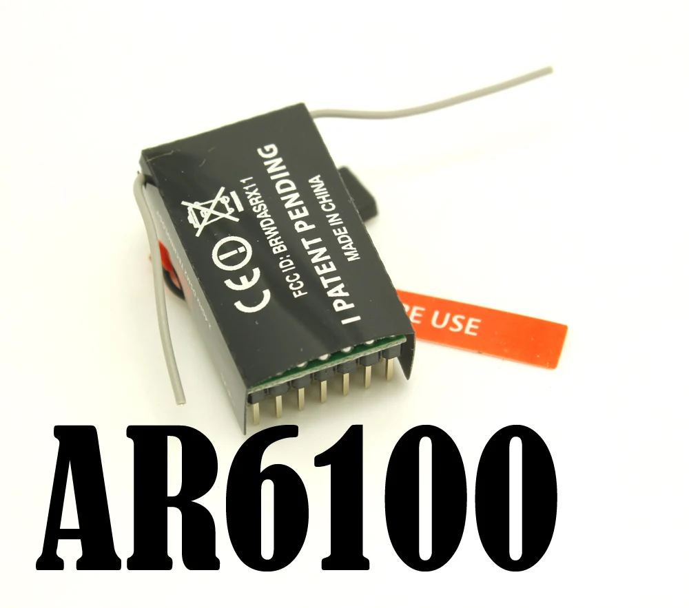 6 канальный ресивер AR6100 RX 6ch для передатчика DX6i DX6 DX7 DX8 DSm2|6ch transmitter|transmitter receiverreceiver