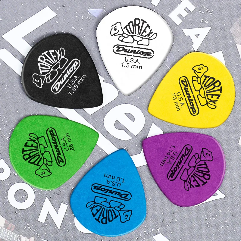 6 шт/лот Dunlop гитарный медиатор s Tortex Jazz III XL медиатор гитарный аксессуар красочные гитарные медиаторы s