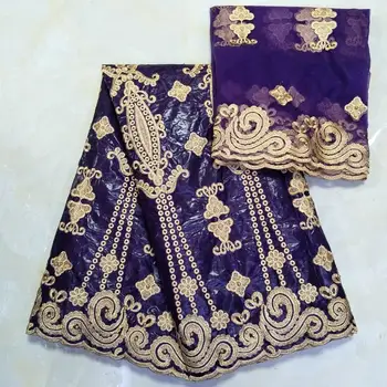 

Hot Sale High QualityBazin Riche Getzner 5 Yards African Bazin Riche Getzner Fabric+2 Yards Mesh Tulle Lace With Beads SX-013