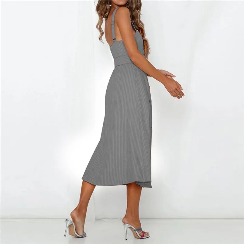 Women's Summer Sleeveless Casual Loose Swing T-Shirt Dress with Pockets Dress sukienka damska plus size vestidos verano H13 (9)