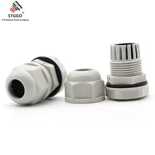 Гидрофобный IP 68 Воздухопроницаемый черный пластик M12 винтовой вентиляционный клапан