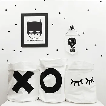 

New Baby Cute Letter X O rabbit Closed Eye Canvas Toys Bags Kids Wall Pocket Children Room Decor Bedroom Bags Organizaed 38*65CM