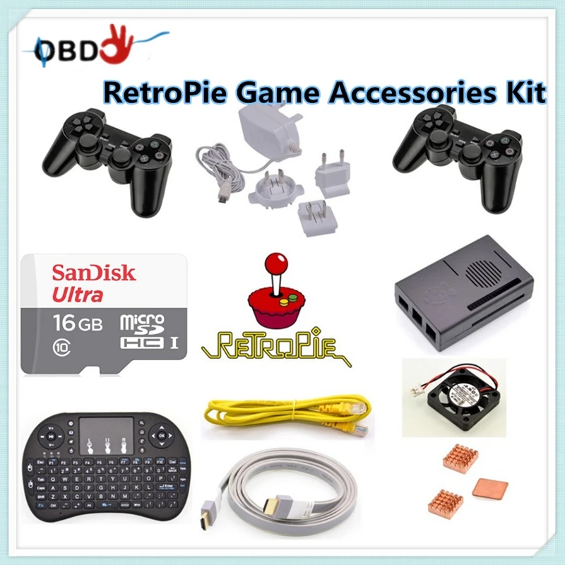 2018 professional Raspberry Pi 3 RetroPie Retropi игры аксессуары комплект|kit kits|kit accessorieskit raspberry pi |