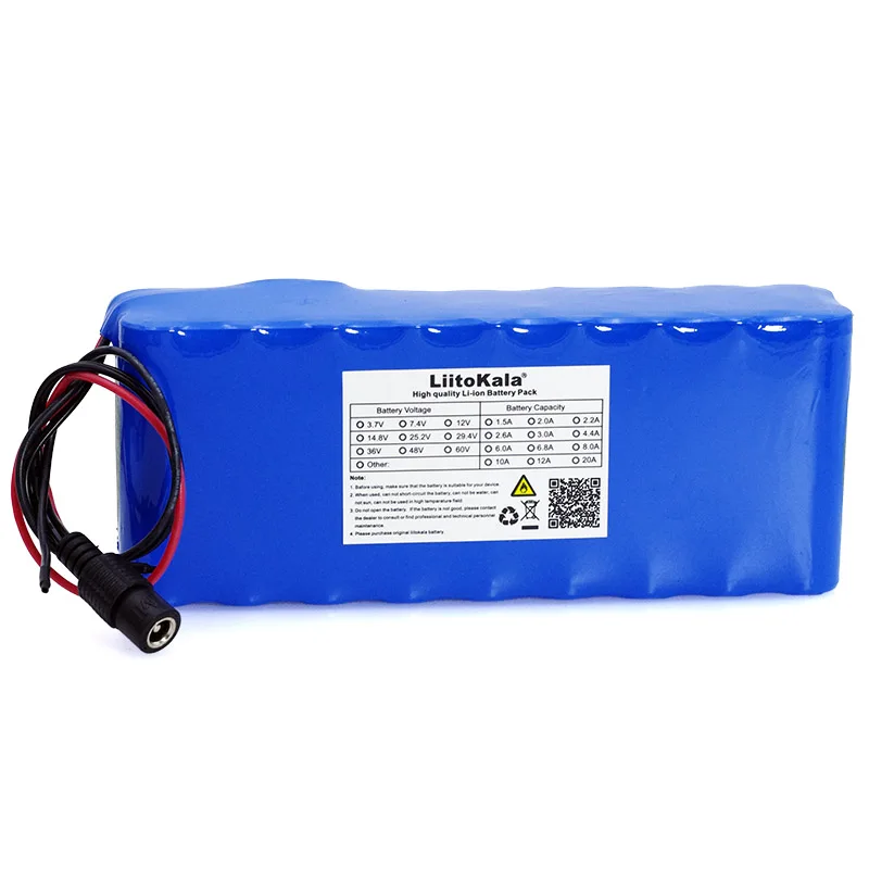 LiitoKala 12 v 18650 литий-ионный аккумулятор с BMS 12A защитная пластина 12000 mAh охотничья ксеноновая лампа для рыбалки