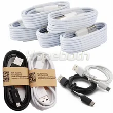 1 м 3Ft type-c Micro V8 синхронизации данных USB кабель для зарядного устройства с Зарядное устройство провод линия с розничной коробкой для samsung Galaxy S4 S6 край S7 Примечание