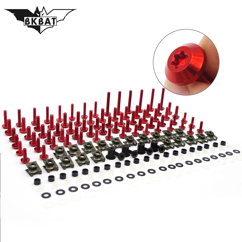 

Motorcycle full set of modified screws For honda vfr 750 bmw c600 sport yamaha r1 2008 For ktm exc 2018 suzuki dl 1000