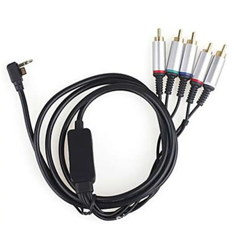 High Function For PSP 3000 2000 TV Out cable 1.8M Five connectors AV