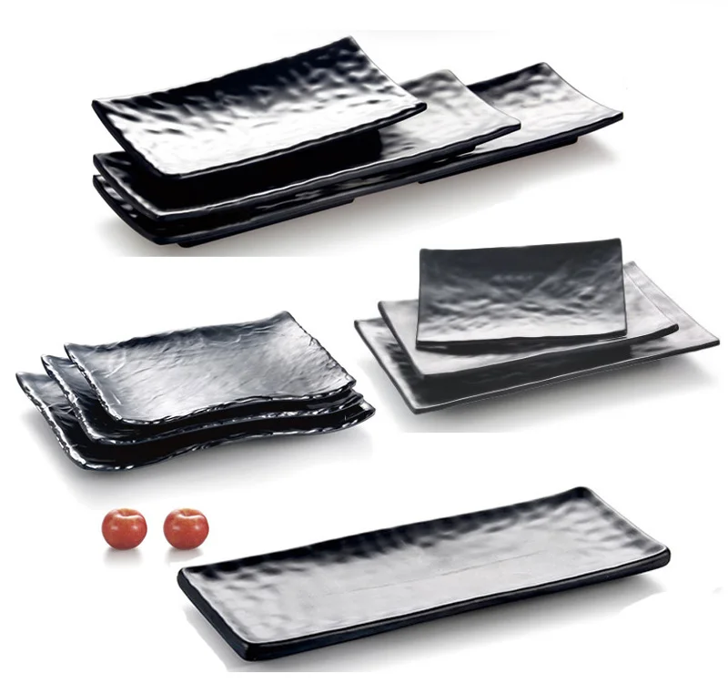 Melamine Dinnerware Dinner Plate Rectangle Plate Japanese Cuisine