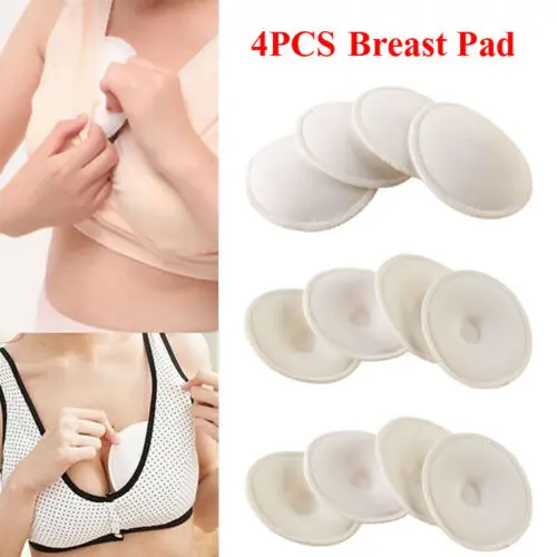 4Pcs Reusable Washable Breast Pad Breastfeeding Nipple Pad Maternity Anti  Overflow Milk Pad Covers Breast Feeding Nursing Pads - AliExpress