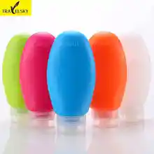 Travelsky 2pcs/set Travel Plastic Packing Bottle 100ml Portable Refillable Shampoo Liquid Container Cosmetic Storage Bottles