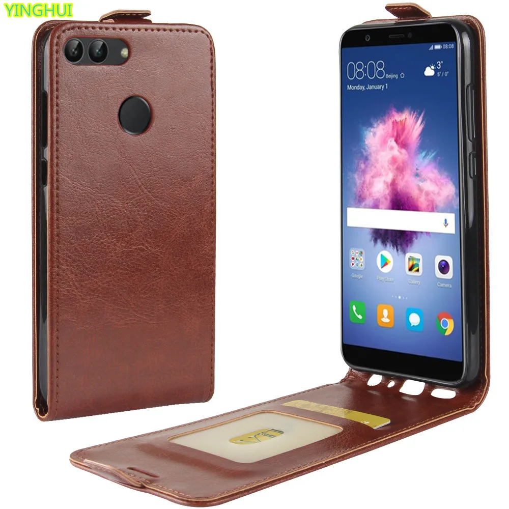 phone bag For Huawei Enjoy 7S Case Cover Luxury Leather Vertical Flip