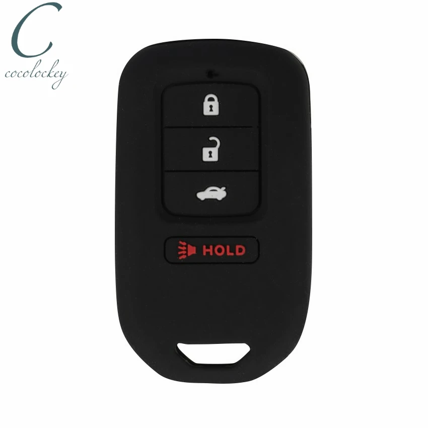 Cocolockey силиконовый чехол для автомобильного ключа Fob держатель ключей на сумку Honda