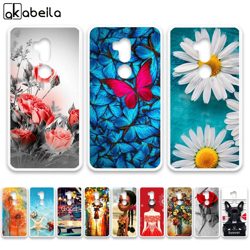 

Silicone Phone Case For Alcatel A7 XL Cases Soft TPU DIY Painted Back Bumper For Alcatel A7 XL A7XL 7071DX 6.0"Covers Coque Skin