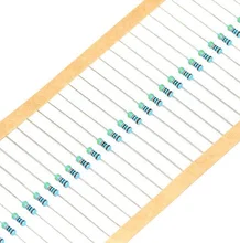 5.1R 5.1 Euro 1/2W Metal Film Resistor 1% Colored Ring 0.5W Taping 100pcs/lot