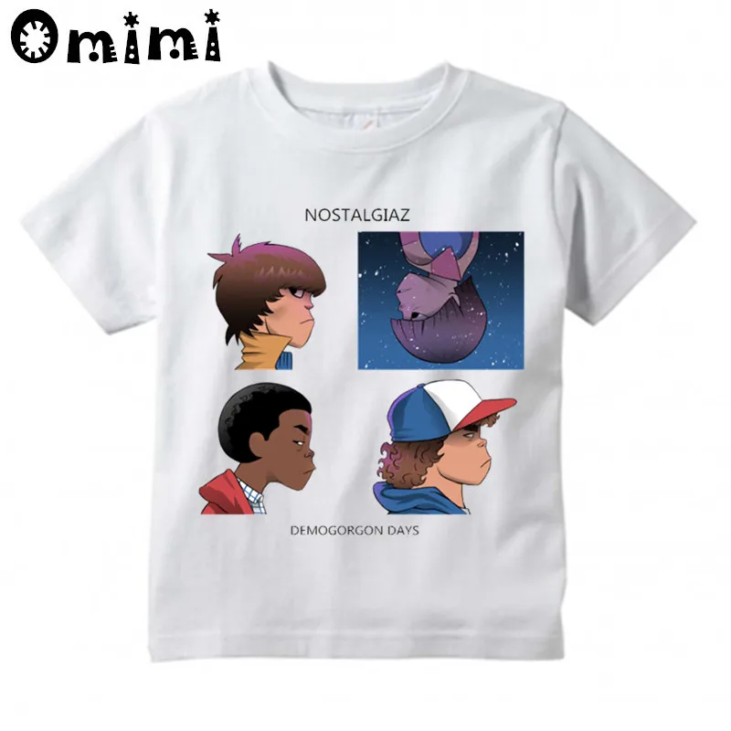 

Kids Cartoon Stranger Things Character Design T Shirt Boys and Girls Great Casual Short Sleeve Tops Children's Funny T-Shirt