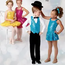 Гимнастический купальник для девочек, купальник для девочек, детское платье с широкой юбкой для танцев, квадратный костюм, пышная модная вечерняя одежда с пайетками для девочек