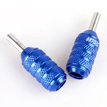 27 мм тату-машина иглы специальная ручка Противоскользящий накатный алюминий тату машина пистолет ручка