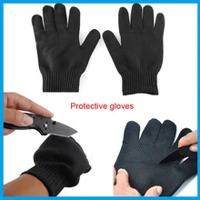 1 пара перчаток защита от проволоки из нержавеющей стали перчатки с металлической сеткой для мясника анти-резка дышащая Экипировка безопасность и выживание