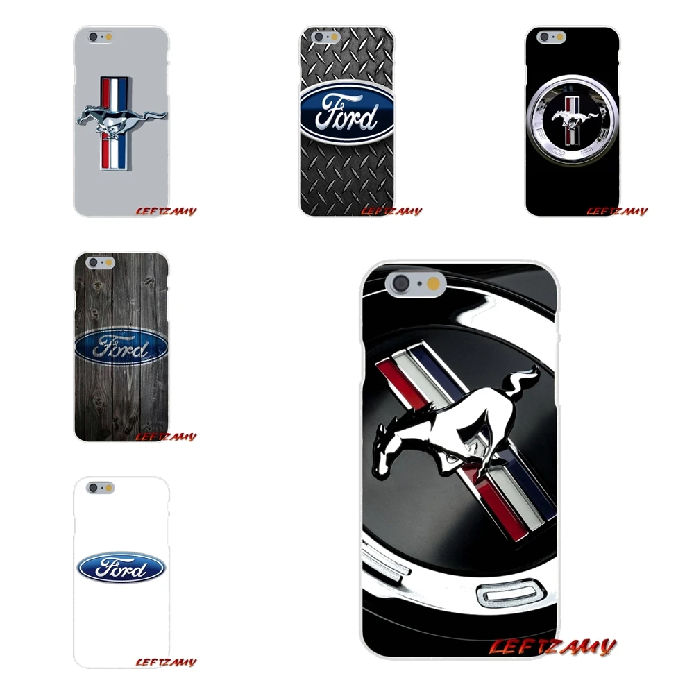 Автомобиль Ford Mustang логотип Тонкий силиконовый чехол для телефона iPhone X 4 4S 5 5S 5C SE 6 S