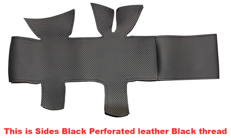 Mewant-Black-Artificial-Leather-Car-Steering-Wheel-Cover-for-Audi-Old-A4-B7-B8-A6-C6-7