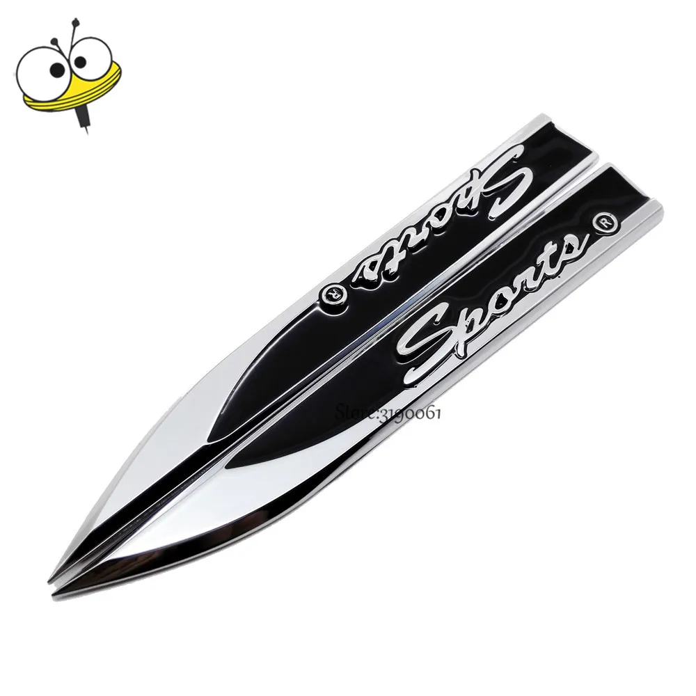 

For Sport Logo Car Sticker Emblem Badge Decal Auto Car Styling For BMW 325I Mercedes Benz Viper Corvette Range Rover Jaguar Ford