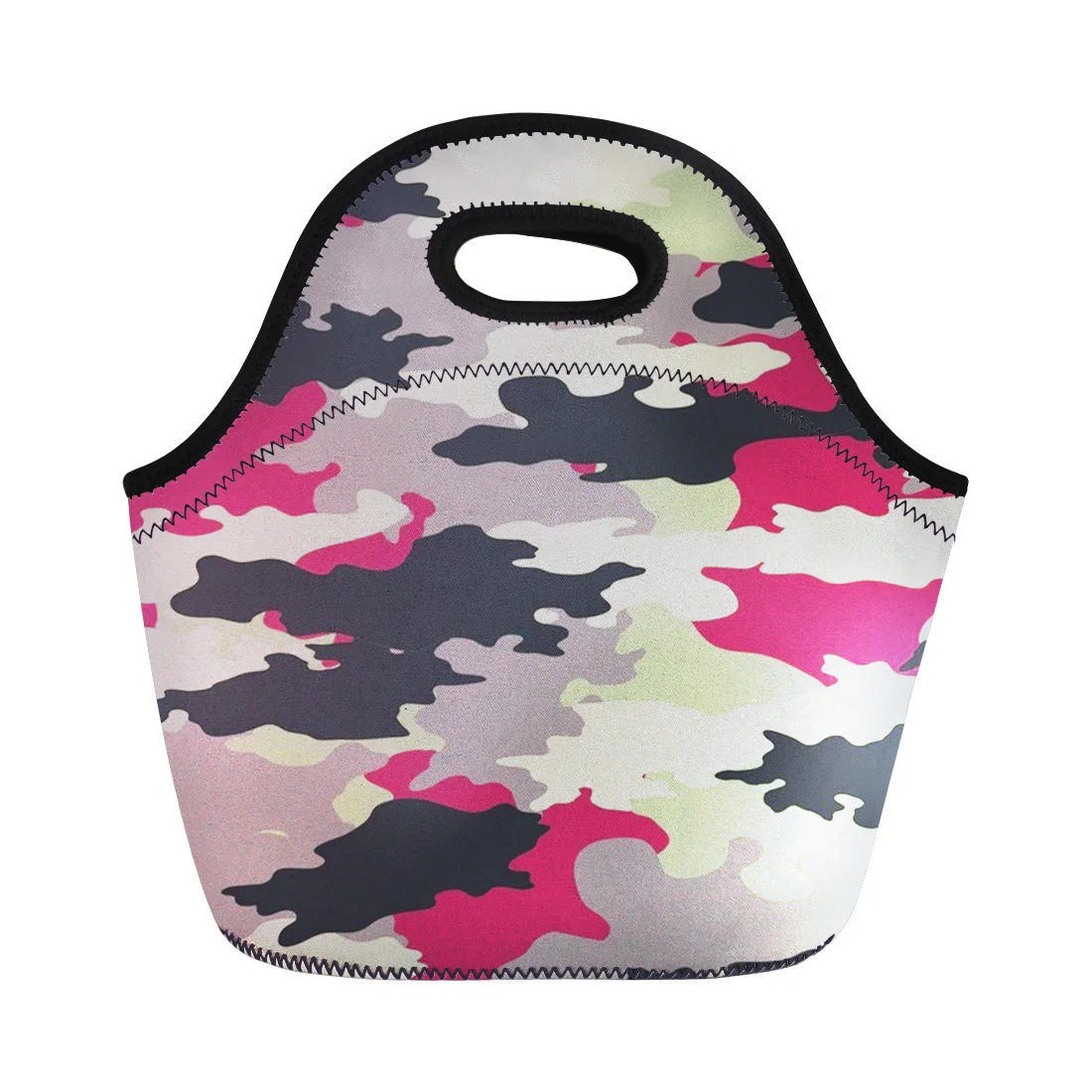 

Customized Camouflage Design Lunch Bags for Woman Children School Food Carry Bags Boys Camo Print Totes for Picnic