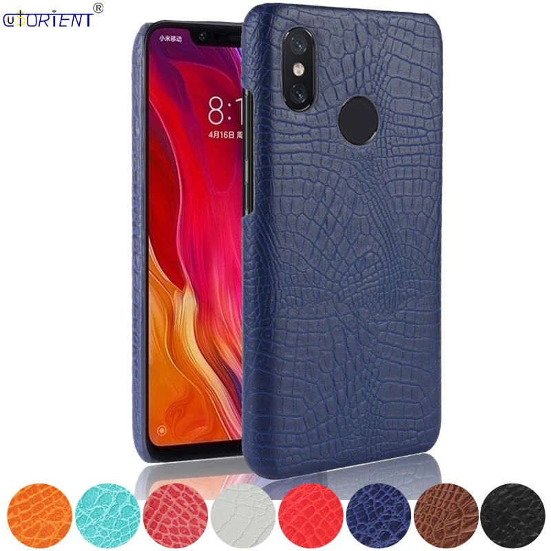 

For Xiaomi Redmi Note 6 Pro Hard PC Back Cover Xaomi Xiomi Red Mi Note6 Pro Crocodile Skin Frame Case Phone Bumper Funda
