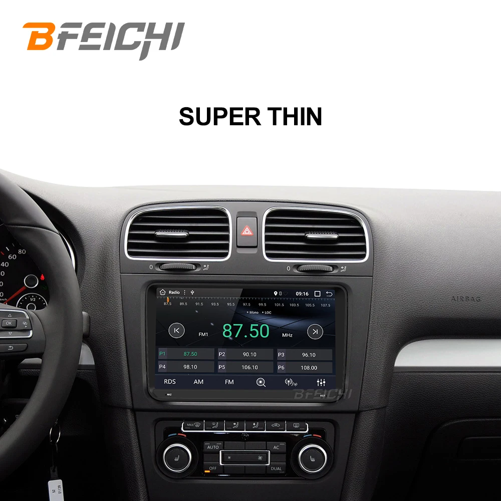 Автомобильный dvd плеер Bfeichi android 7 1 9 дюймов для Skoda Fabia octavia Superb Yeti Seat Rapid vw golf tiguan polo