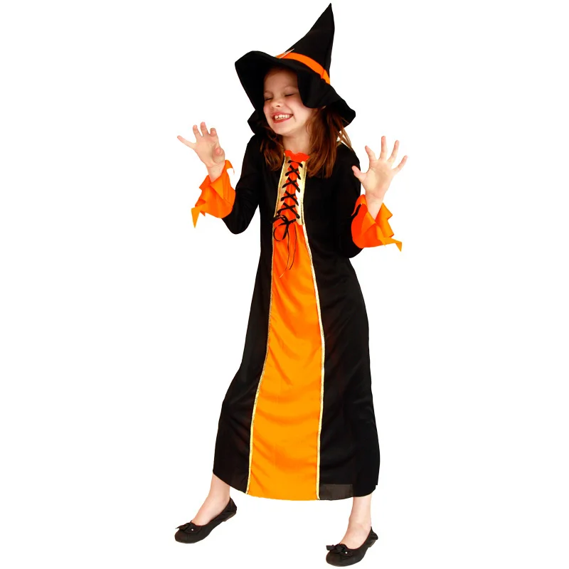 Новое поступление, вечерние костюмы на Хэллоуин для детей костюм ведьмы для косплея для девочек костюм на Хэллоуин вечерние ведьмы Пурима и карнавала
