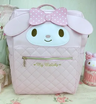 

Melody 2Size Fashion PU Backpacks Rucksacks Cartoon School Backpack Casual student Bags travel Knapsack Unisex New