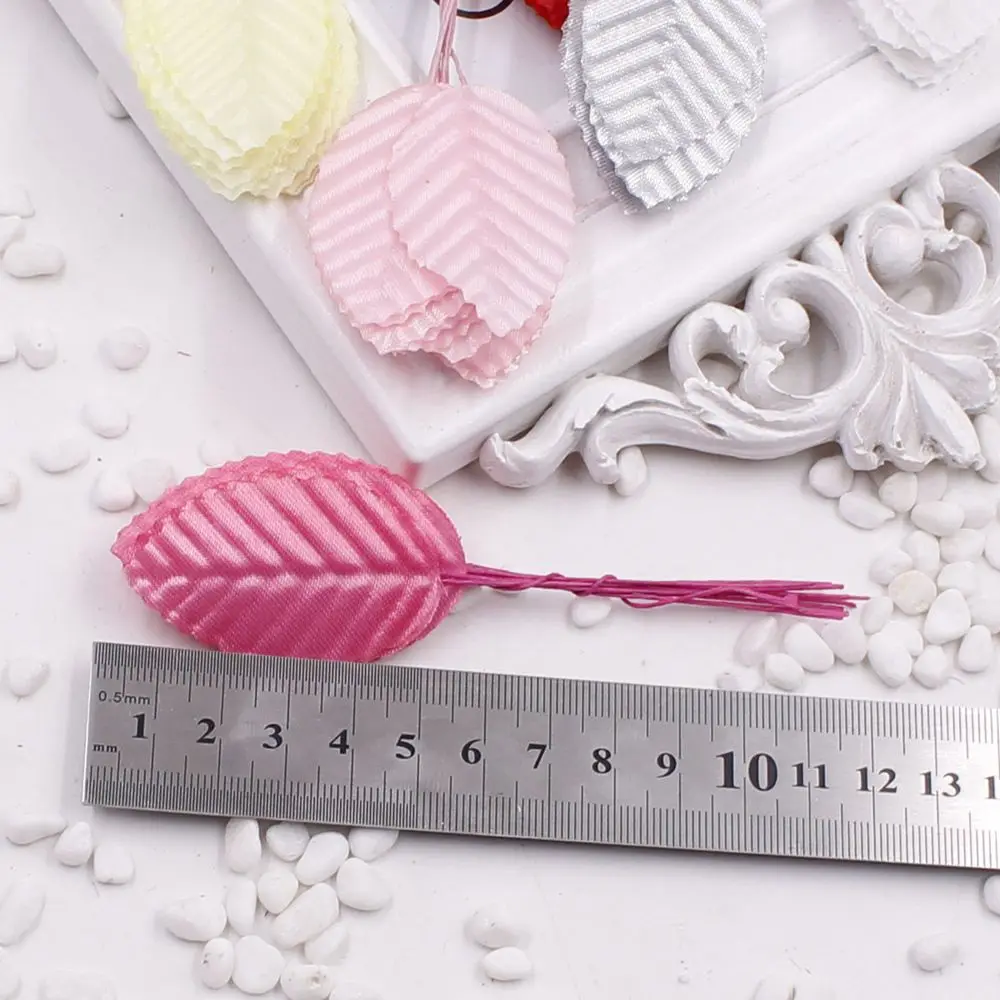 30 pcs 5cm Silk Nylon Sheet Green Leaves Artificial Flowers For Wedding Decoration Wreath DIY Scrapbooking Faux Flower Gift 30 pcs 5cm Silk Nylon Sheet Green Leaves Artificial Flowers For Wedding Decoration Wreath DIY Scrapbooking Faux Flower Gift