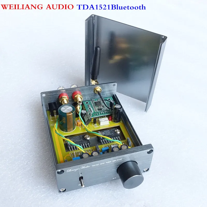 

weiliang audio & breeze audio TDA1521 Hifi 2.0 power digital Audio Amplifier 40WX2 Wireless Bluetooth 4.0