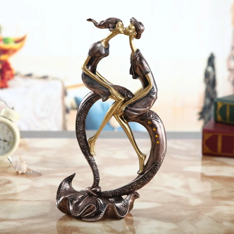 

Creative Nordic Home Decoration Decoration Simple Modern Abstract Character Living Room Home Model Room TV Cabinet Decoration
