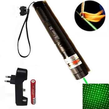 

Green Laser sight High Power hunting Green Dot tactical 532 nm 5mW 303 laser pointer verde lazer Pen Head Burning Match