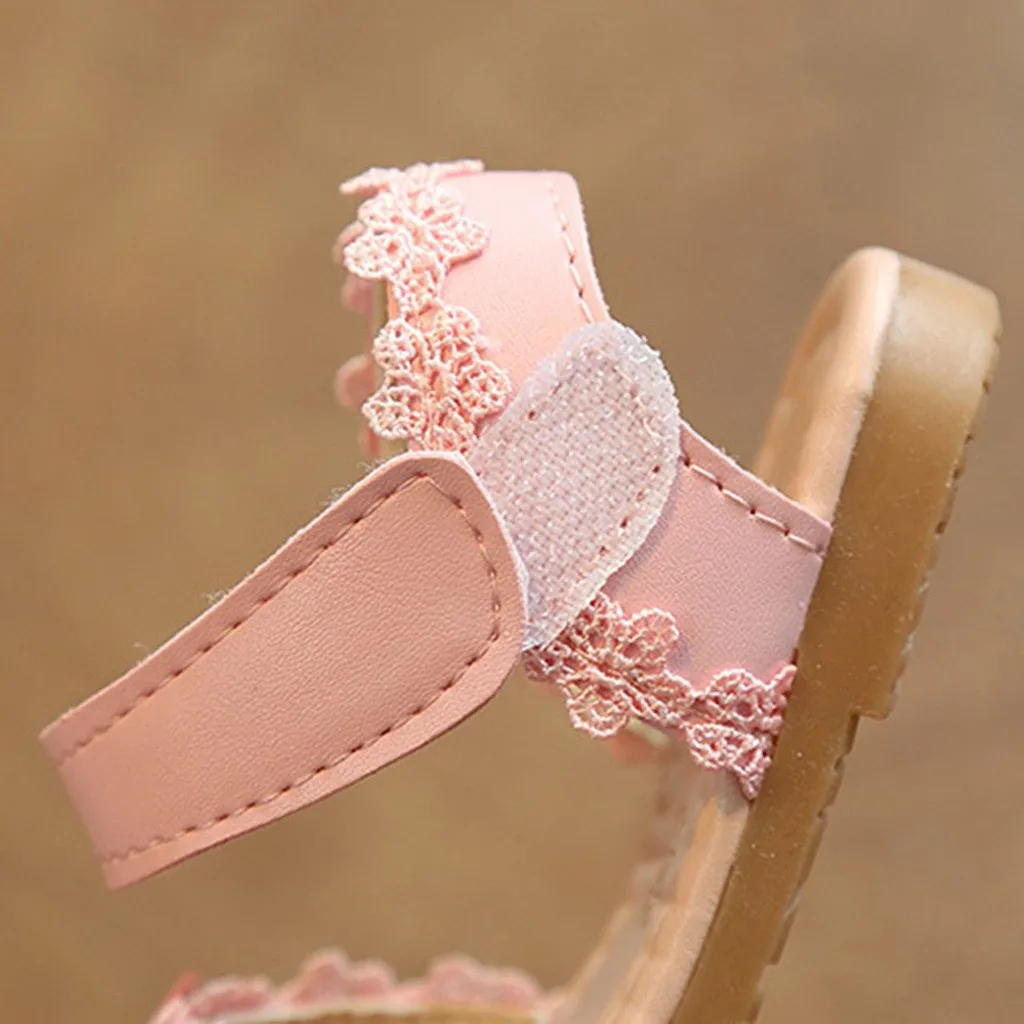 Обувь для девочек; детские сандалии с цветочным принтом и бантом; детская кружевная Свадебная обувь принцессы;# C