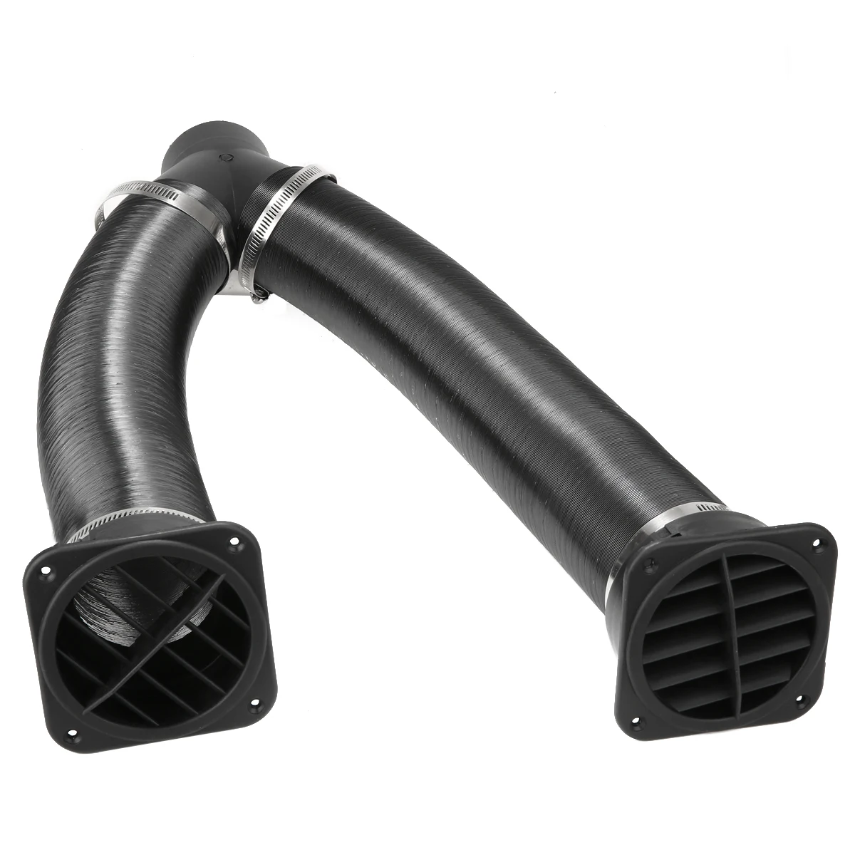 75mm Air Outlet Pipe Tubes Heater Pipe Ducting Air Outlet Vent Clamps Set For Heater W-ebasto E-berspacher