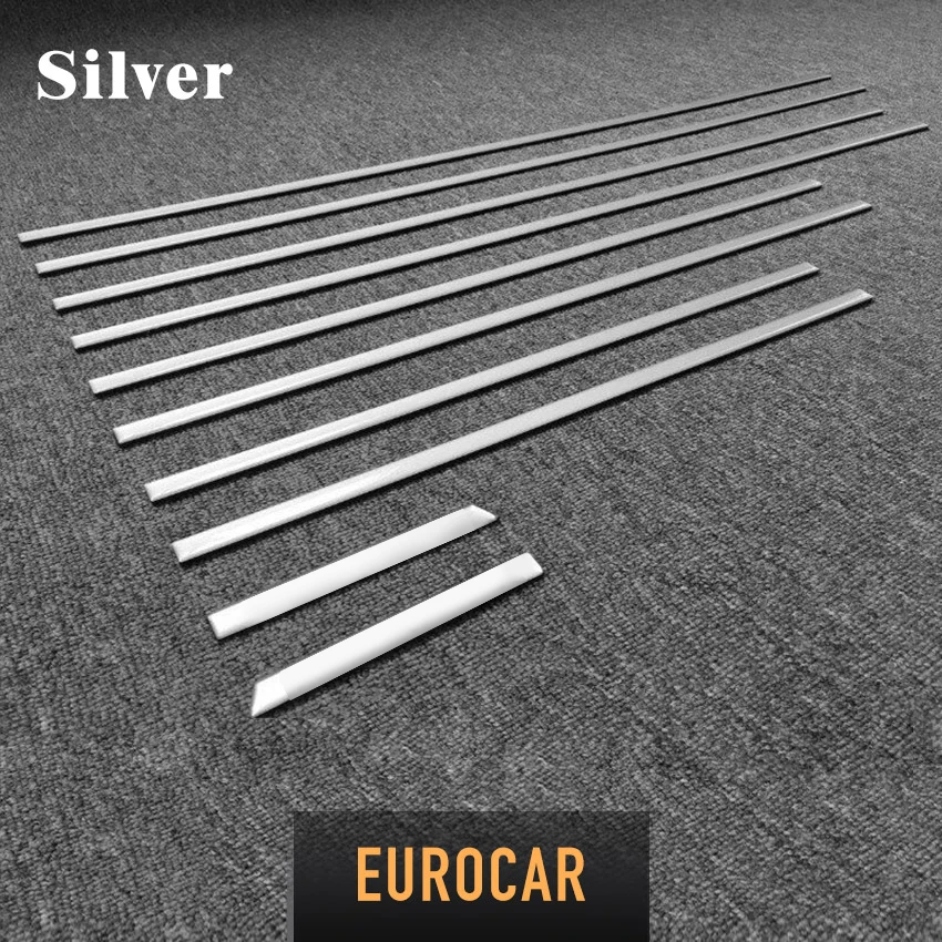 

G-class W463 G500 G55 G63 silver /black /gold/ carbon fiber side molding trim kit (10pcs) A style