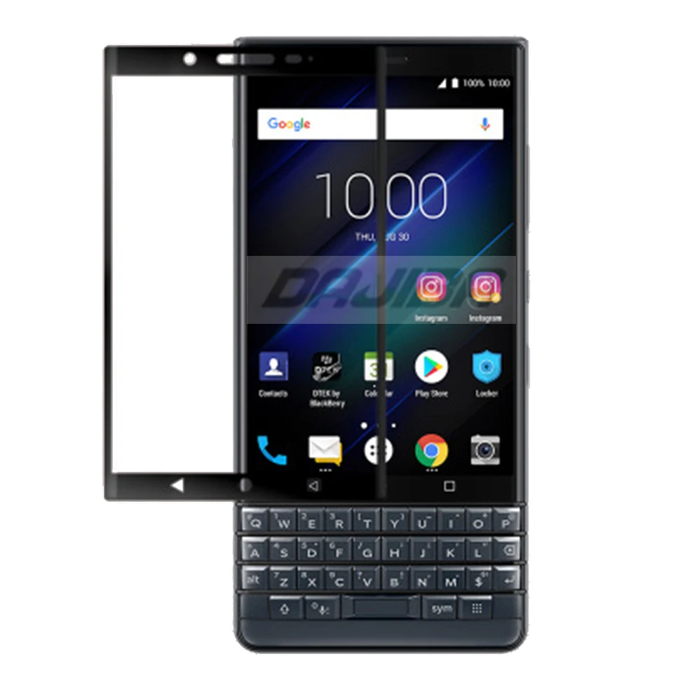 9H 3D изогнутый край Полное покрытие для BlackBerry Keytwo Key2 Le Закаленное стекло пленка Защита экрана для BlackBerry KEY 2 LE стекло