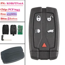 Большие скидки(1 шт.) 4+ 1 кнопка дистанционного ключ-карточка с 433 мГц для Land Rover freelander 2 2006 2007 2008 2009 2010