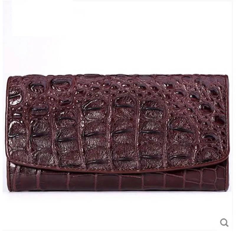 yongliang Explosion style new crocodile leather women wallet leather wallet, fashionable long women clutch bag yongliang Explosion style new crocodile leather women wallet leather wallet, fashionable long women clutch bag