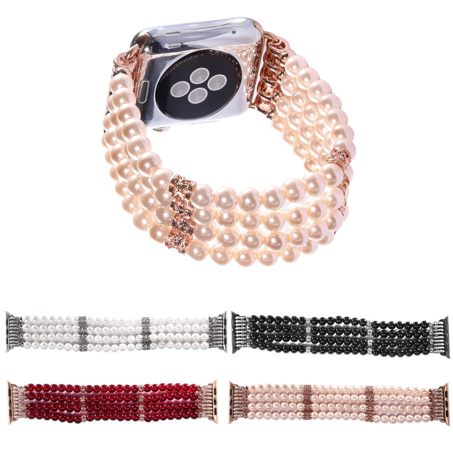 

Unique Fexible Cord Watch Band For Apple Watch Series 2 Bracelet 38mm 42mm Replacement Strap For iWatch 1/2 Wristband Gift
