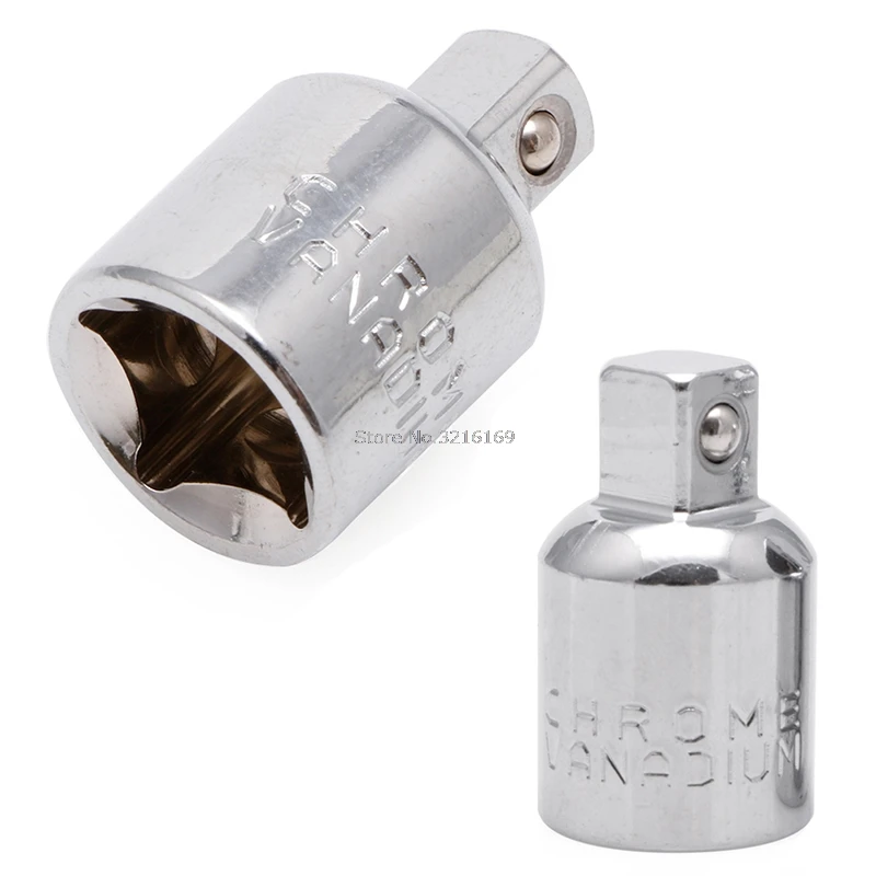 

For 3/8 Convert To 1/4 Ball Lock Ratchet Socket Adapter Reducer Converter Tool Promotion