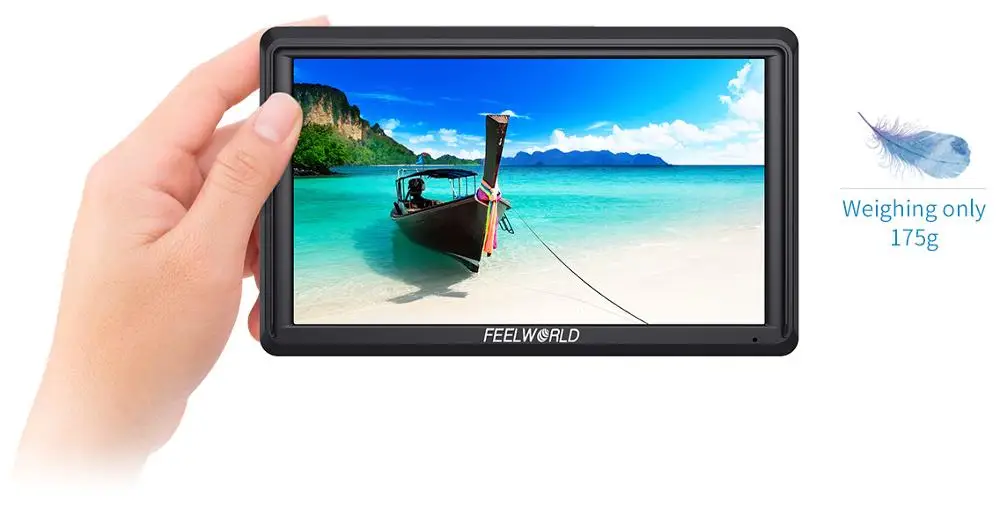 FEELWORLD FW568 5,5 дюймов камера поле DSLR монитор маленький Full HD 4K HDMI 1920x1080 ips видео фокус помощь для sony Nikon Canon