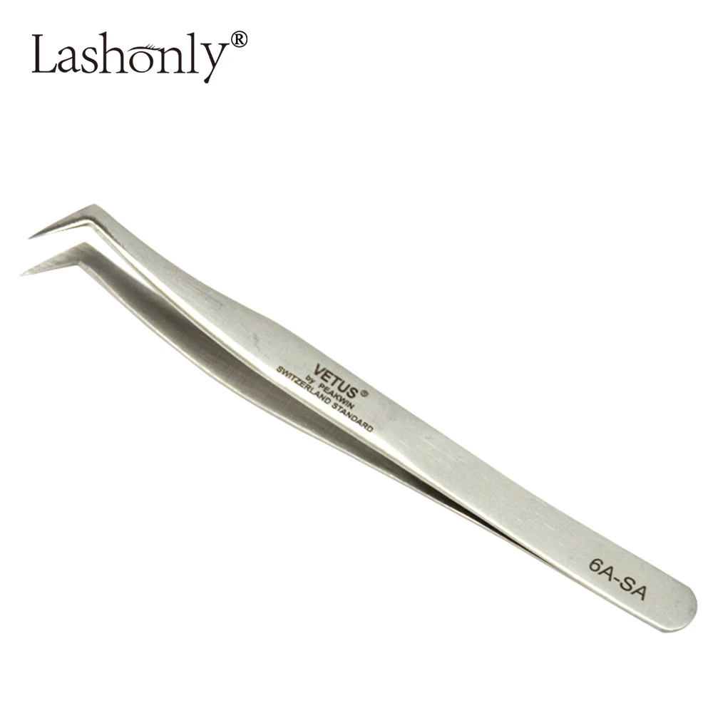 Lashonly 1-10 шт. 6A-SA щипцы для ресниц 3D/6D объем наращивание ресниц VETUS лучшее качество вентилятор ресниц Пинцет