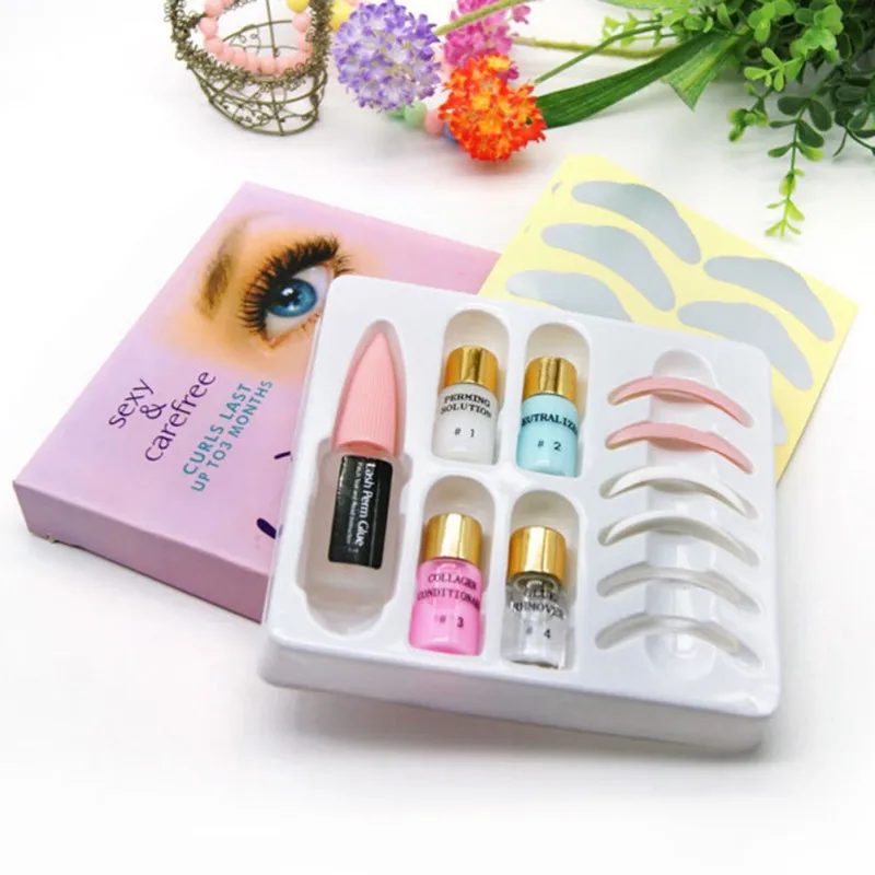  1 set High Quality Lash Lift Eyelash Perming Kit Lift Perm Set With Rods Glue Professional Extensio