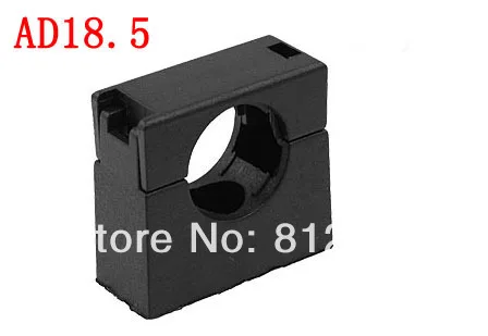 

18.5mm Soft Bellows Tube Pipe Black Fixed Support Clamp