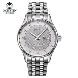 Новый Мода 2016 г. продажи Элитный бренд известный ochstin Для мужчин часы классические Для мужчин S Авто Дата автоматические Деловые часы Для