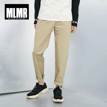 

MLMR Men's Stretch Straight Fit Casual Pants JackJones Brand basic Menswear 219114552