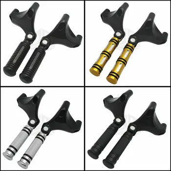 

New Rear Passenger Footrests Foot pegs Assembly Bracket Mount Kit For Harley Sportster XL883 XL1200 X48 2004 - 2013