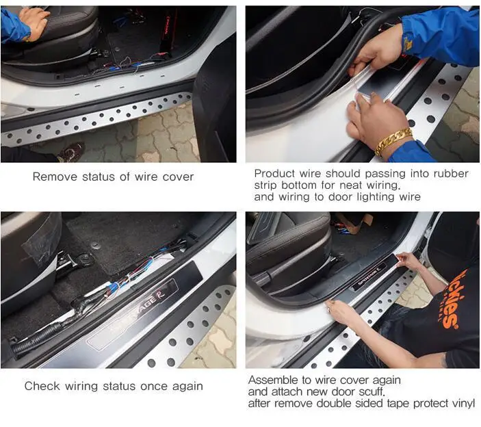 Автомобильный Стайлинг, светодиодные накладки на пороги для Toyota Mark X X130, аксессуары 2010-,,, подсвечиваемые дверные Порожки, пороги